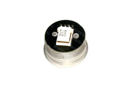 FAA25090AD318 OTIS Кнопка (белая ореол, шлифованная, AMP разъем для MCS220) LVR130241