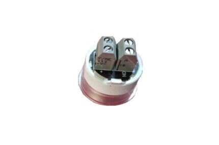 FAA25090AE112 OTIS Кнопка (подсветка ореол зеленая; полированная нержавеющая сталь) LVR130230