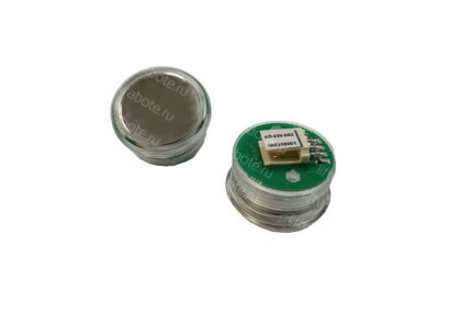КЛ-220-062 OTIS Кнопка (MCS220, RL полированная, круговая синяя индикация; разъем АМР) LVR130265-3